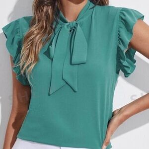 Women’s Tie Neck Blouse